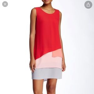 ❗️SOLD❗️BCBGmaxazria sleeveless layered dress size 0